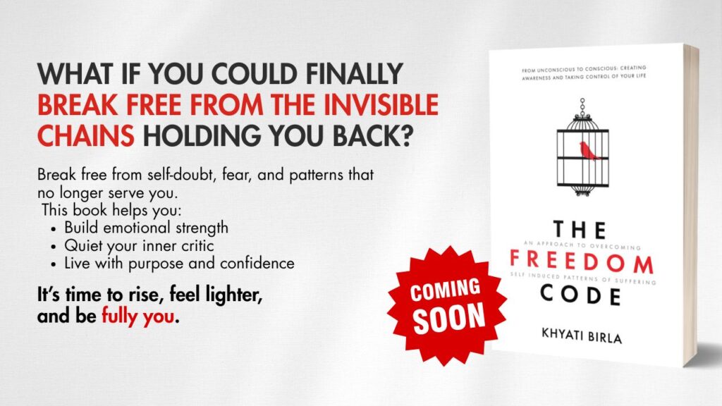 the freedom code by khyati birla - self help book